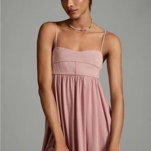 Anthropologie Blush Midi Dress